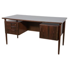 Mid-Century Freestanding Rosewood Desk, Denmark, 1960s