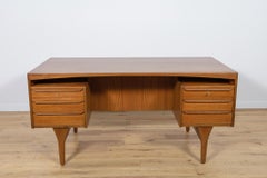 Mid-Century Freestanding teak Desk by Valdemar Mortensen, 1960s