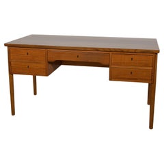 Scrivania indipendente in teak di metà secolo, Danimarca, anni '60