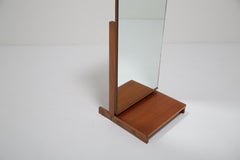Teak Mid-Century Vintage Freestanding Cantana Cheval Mirror by Stag, UK, 1960s.