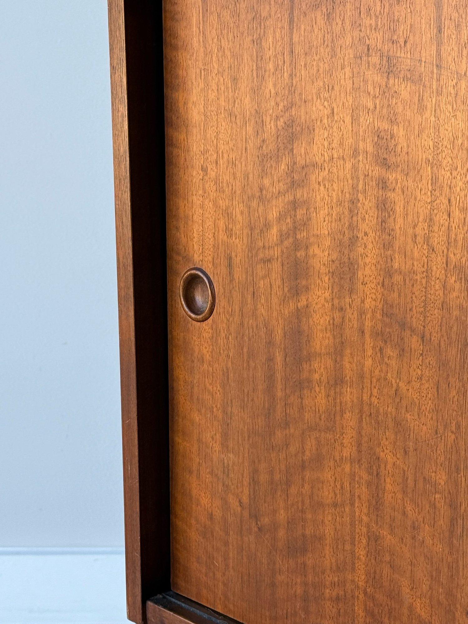 Mid-Century Freestanding Walnut Wall Unit 3