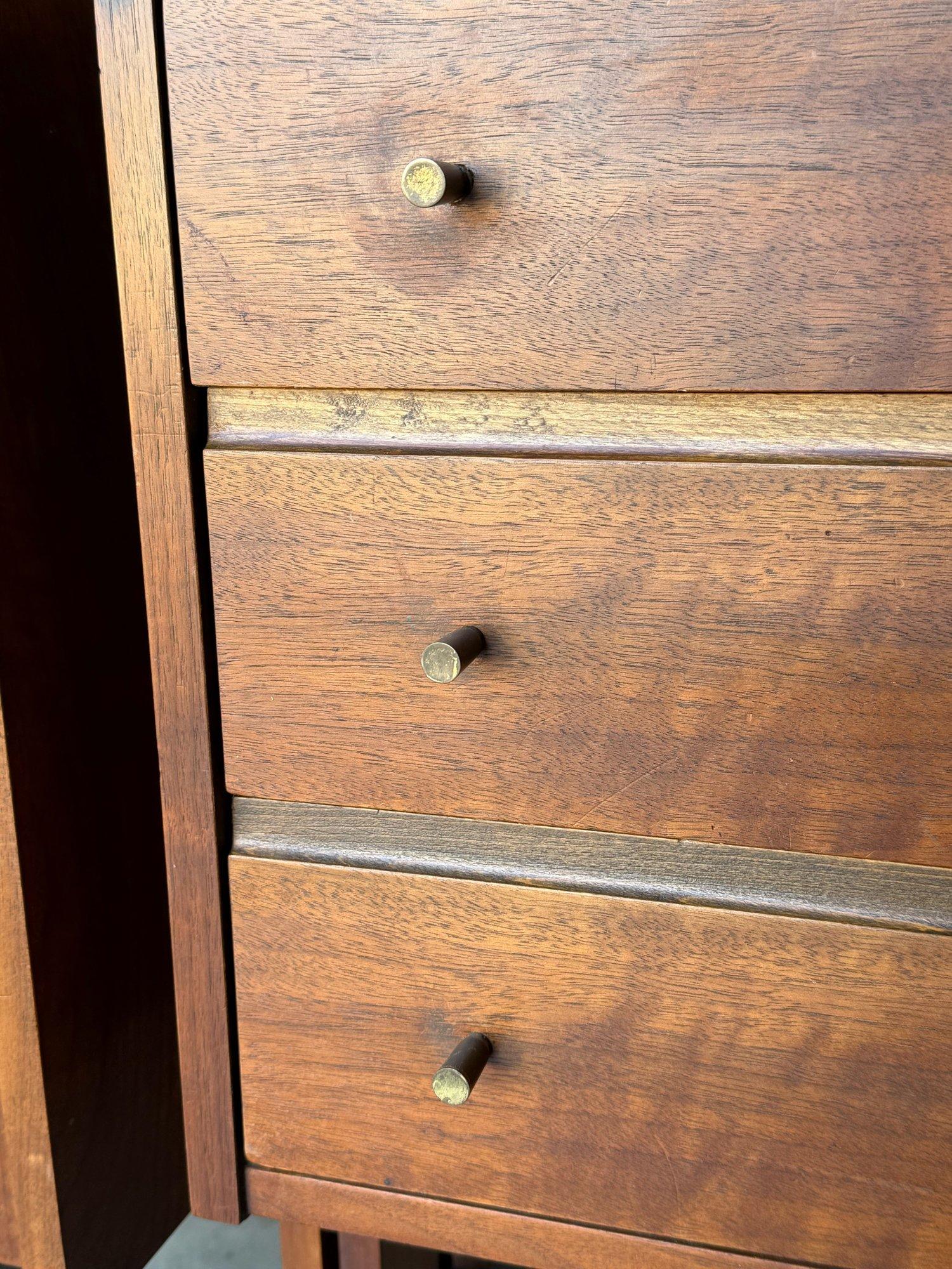 Mid-Century Freestanding Walnut Wall Unit 5