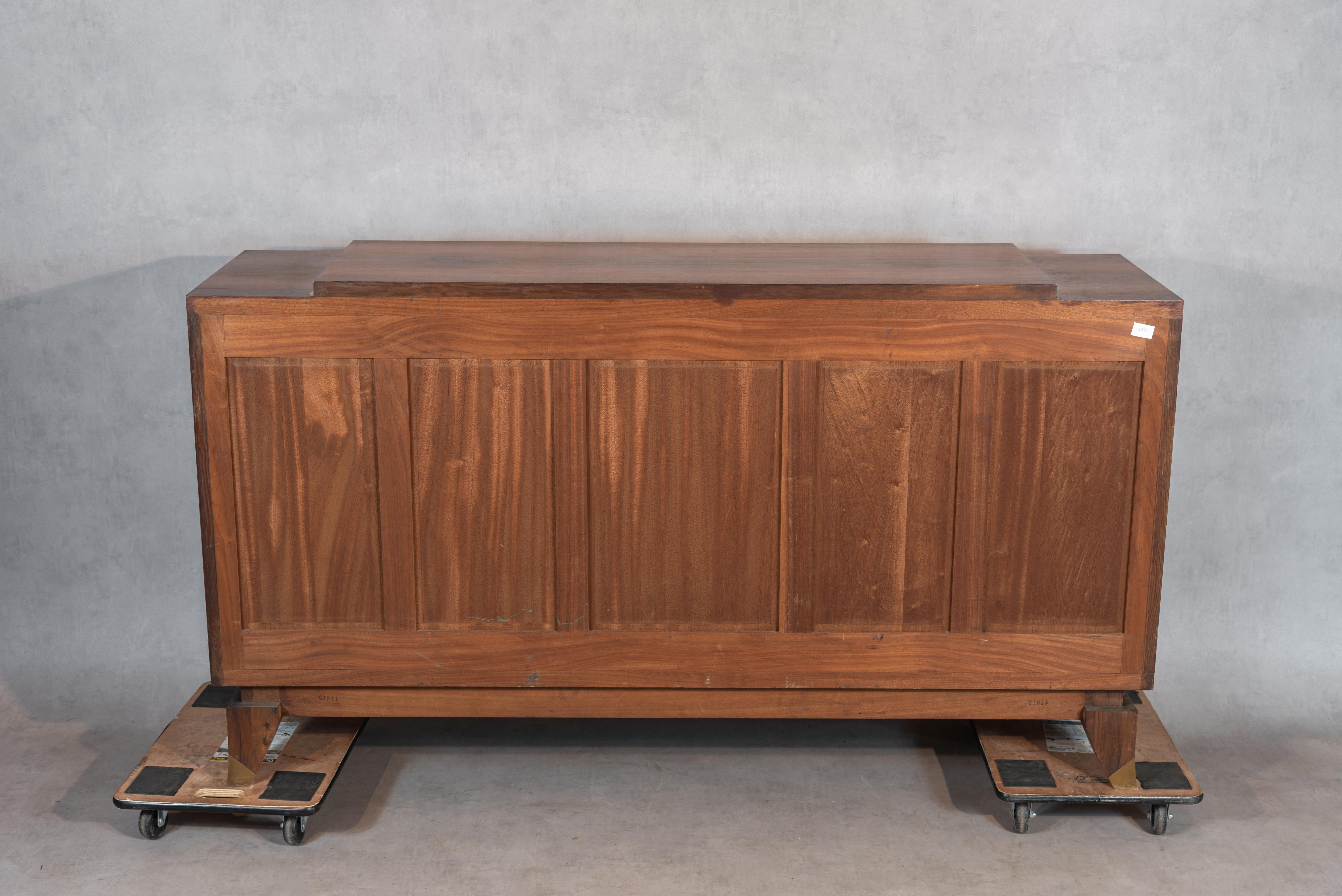 Mid-Century French Art Deco Jules Leleu Style Enfilade or Buffet 6