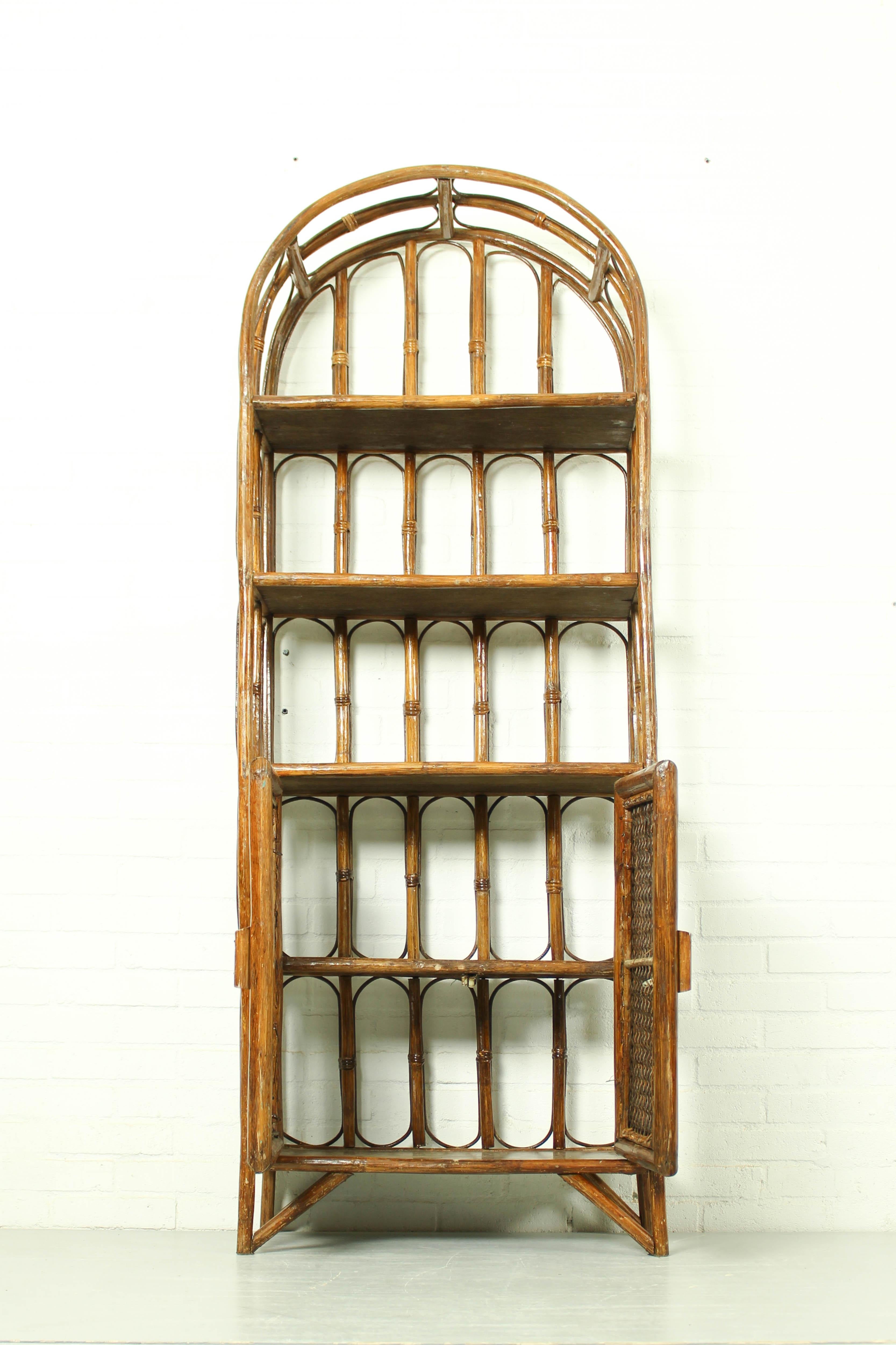 Mid-Century French Bamboo Etagere, France 1960s 3
