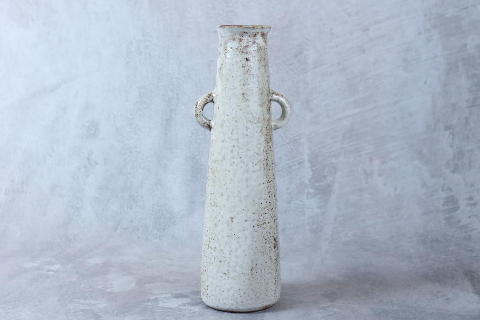 Mid-Century French Big Ceramic Vase by Jean Rivier, 1950's 3