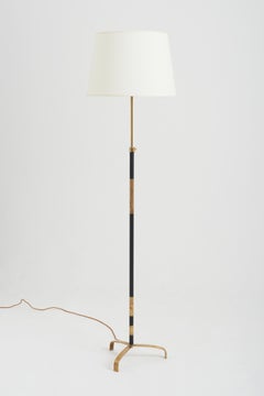 Mid-Century French Brass Floor Lamp