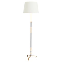 Mid-Century French Brass Floor Lamp