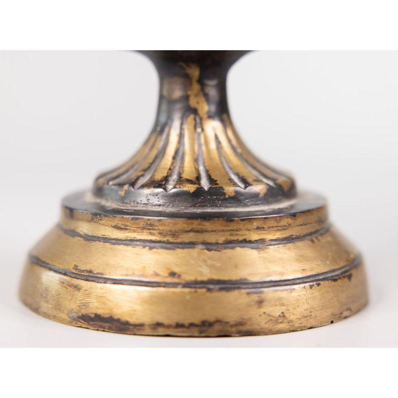 Neoclassical Mid-Century French Brass Urn Planter