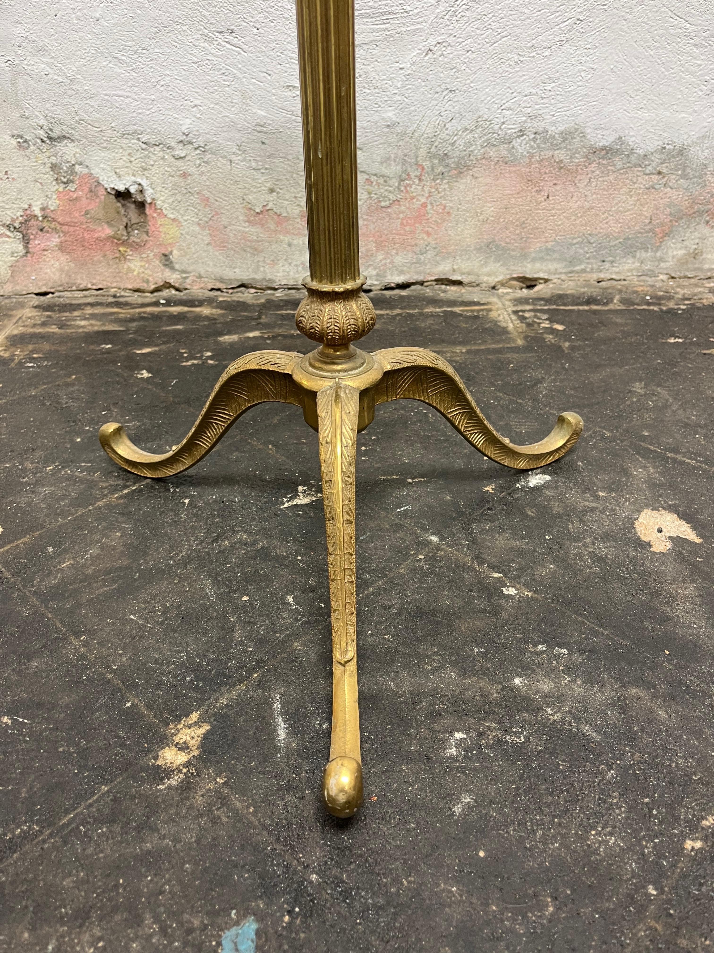 Mid Century French Brass Valet Stand In Good Condition For Sale In W Allenhurst, NJ
