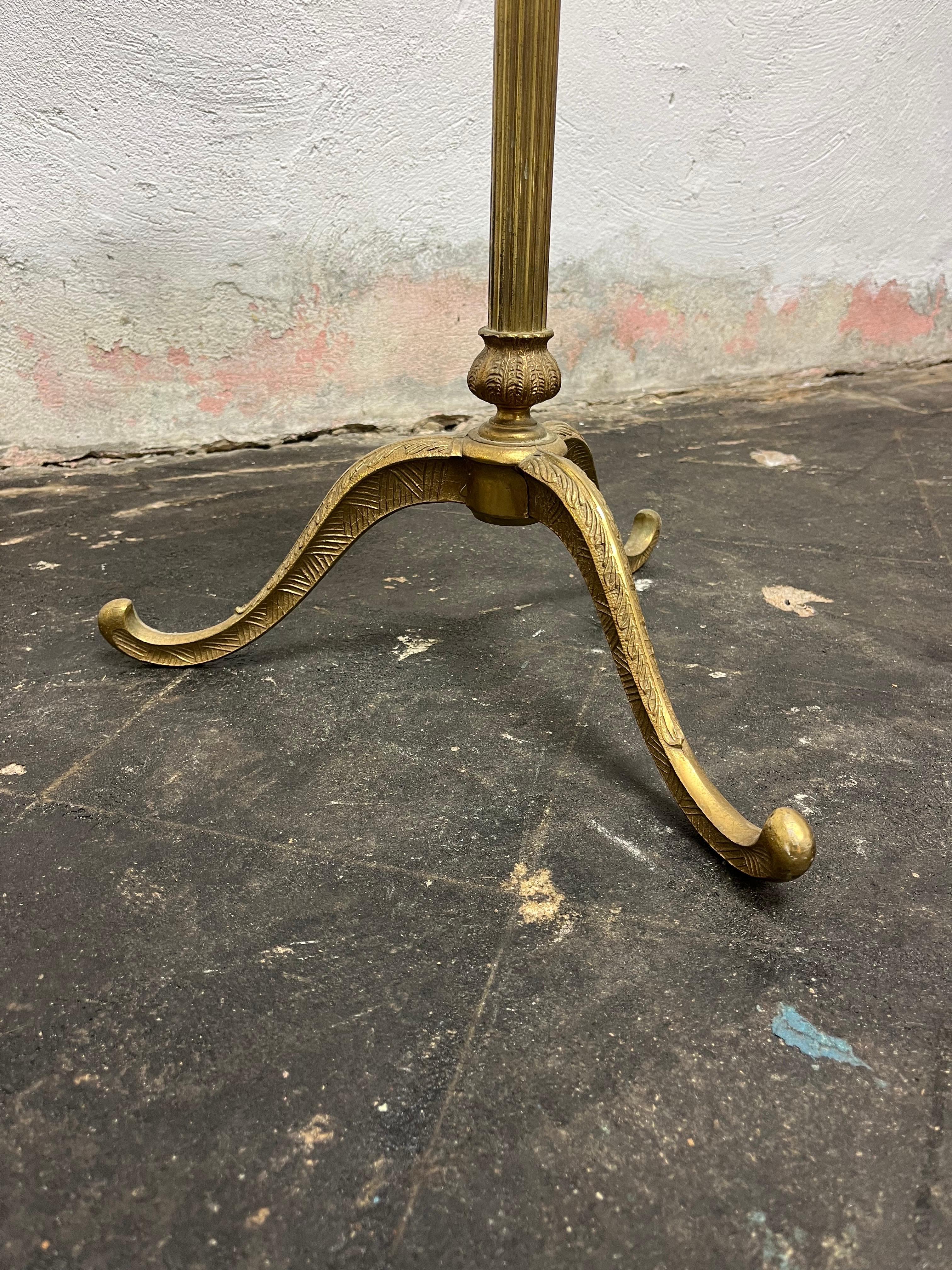 Mid Century French Brass Valet Stand For Sale 2