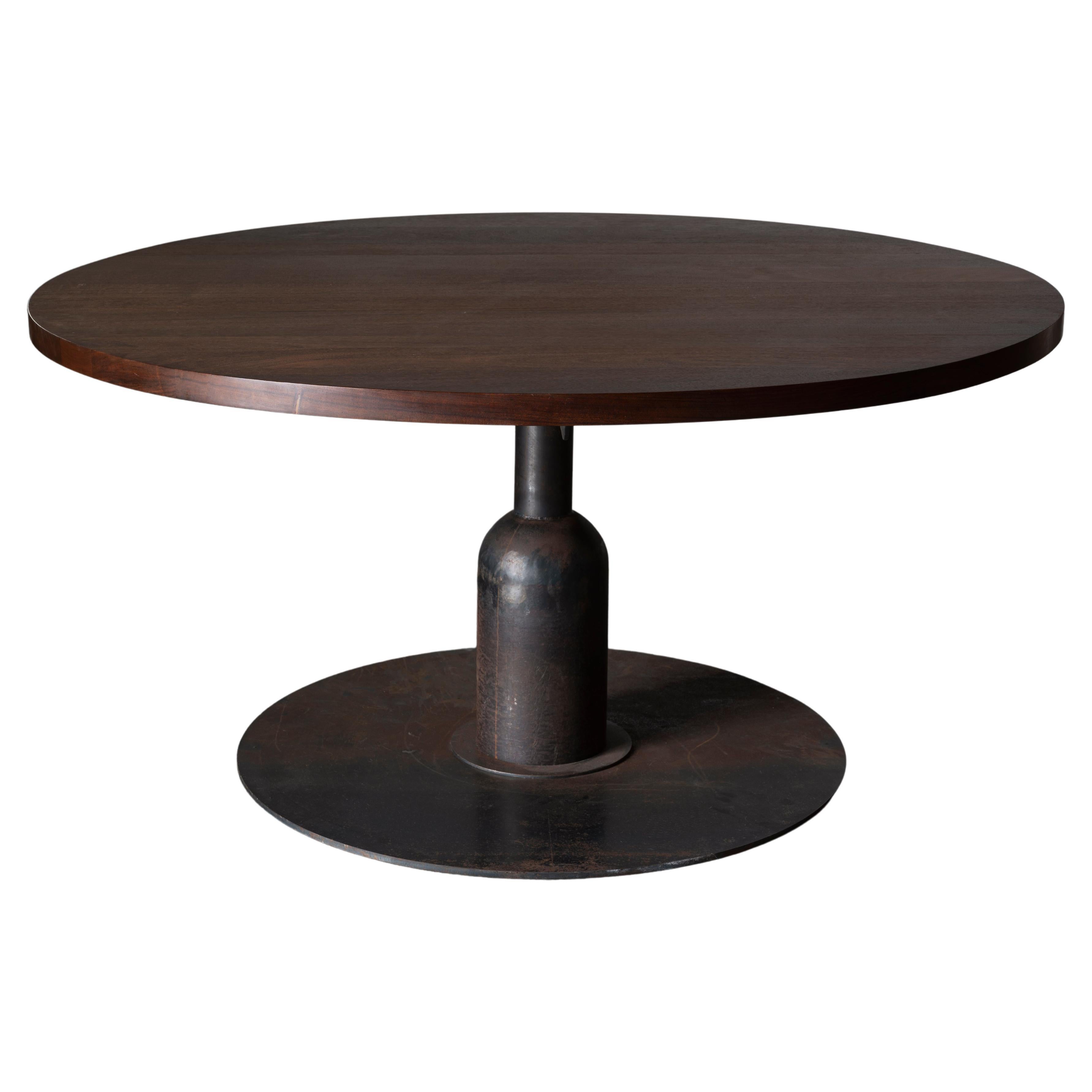 Mid Century French Brutalist Dining Table For Sale