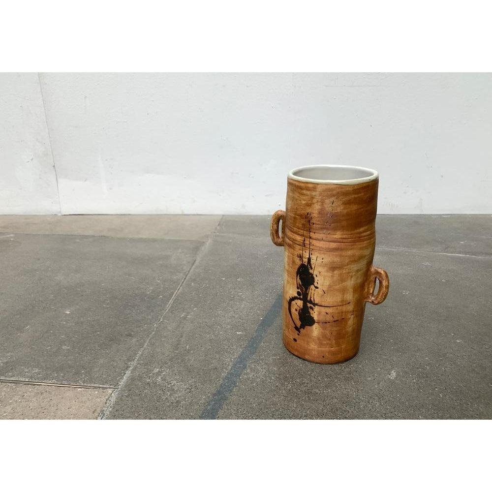 Mid-Century French Brutalist Studio Pottery Floor Vase, 1960s In Excellent Condition For Sale In Hamburg, DE