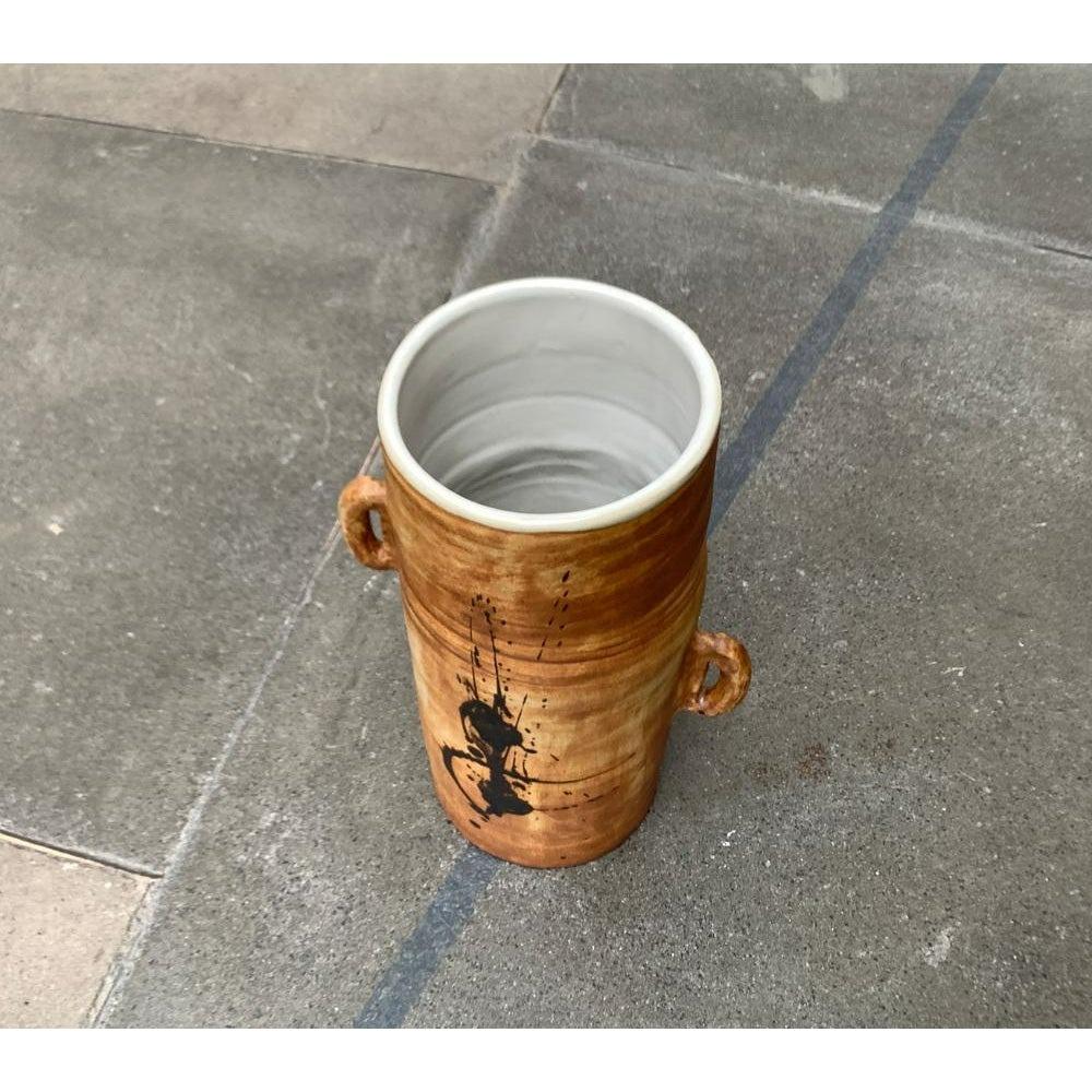 Mid-Century French Brutalist Studio Pottery Floor Vase, 1960s For Sale 3