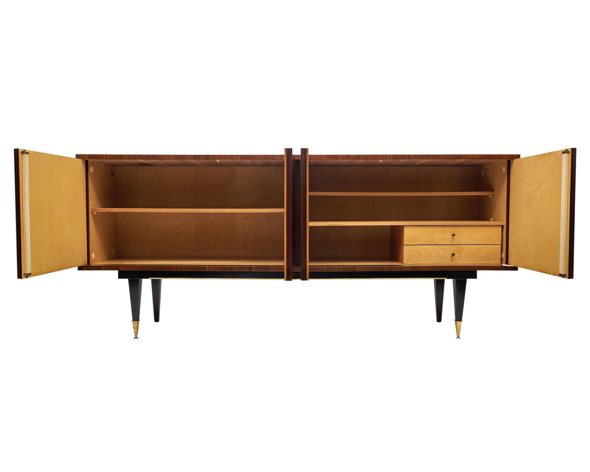 Mid-Century French Burled Buffet 1