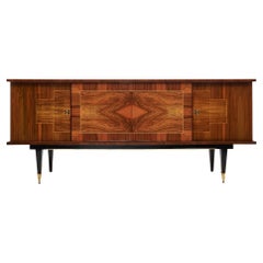 Mid-Century French Burled Buffet