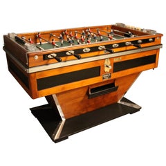 Vintage Midcentury French Café's Foosball Table, Soccer Table, Football Table