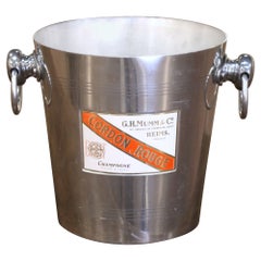 Mid-Century French Canard-Duchêne Aluminum Champagne Bucket