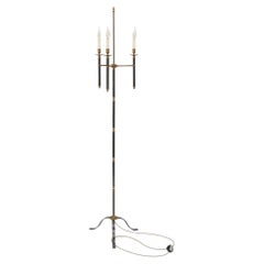 Mid Century French Candelabra Floor Lamp Circa 1950s