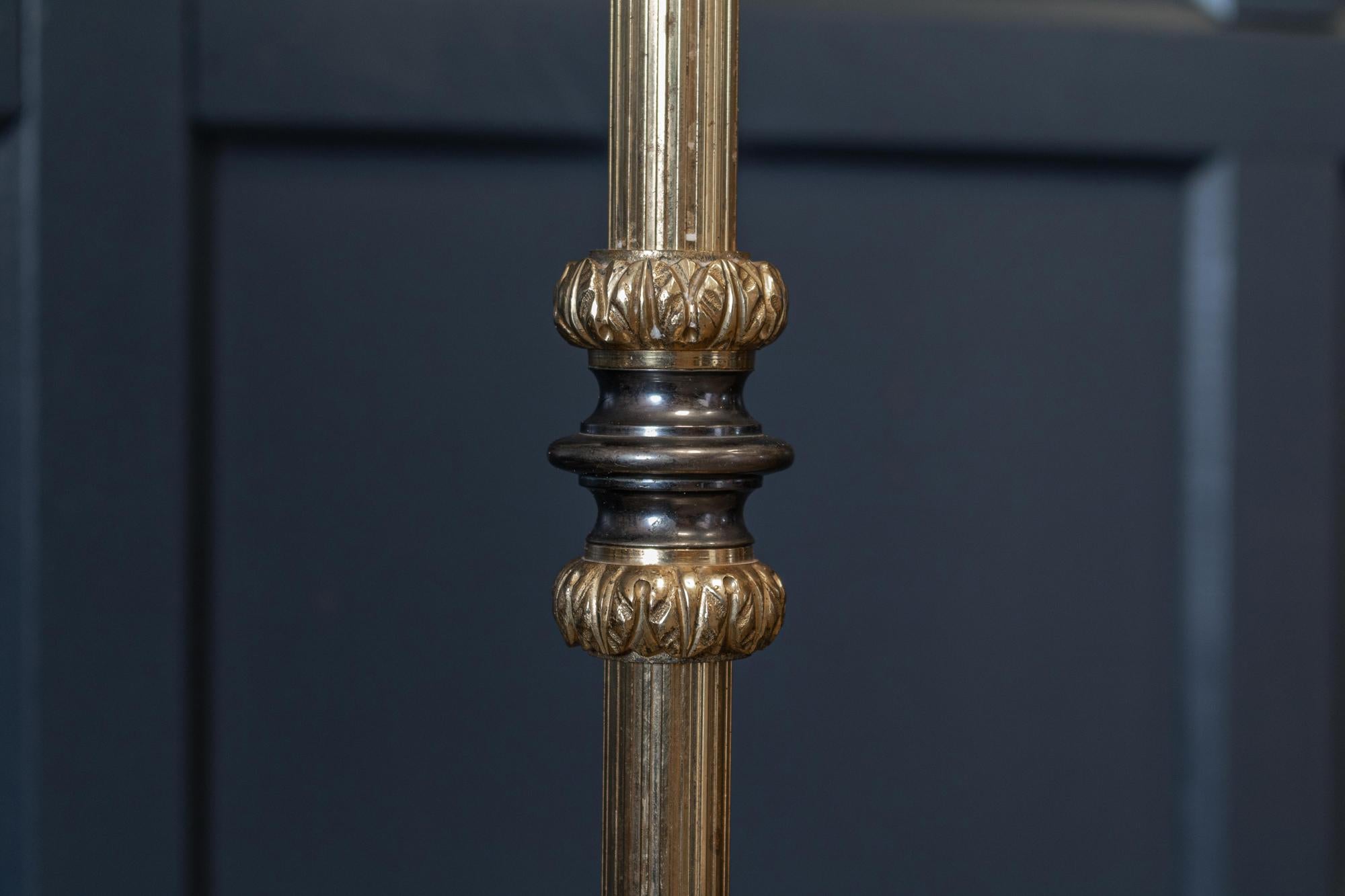 Mid Century French candleabra Floor Lamp For Sale 2
