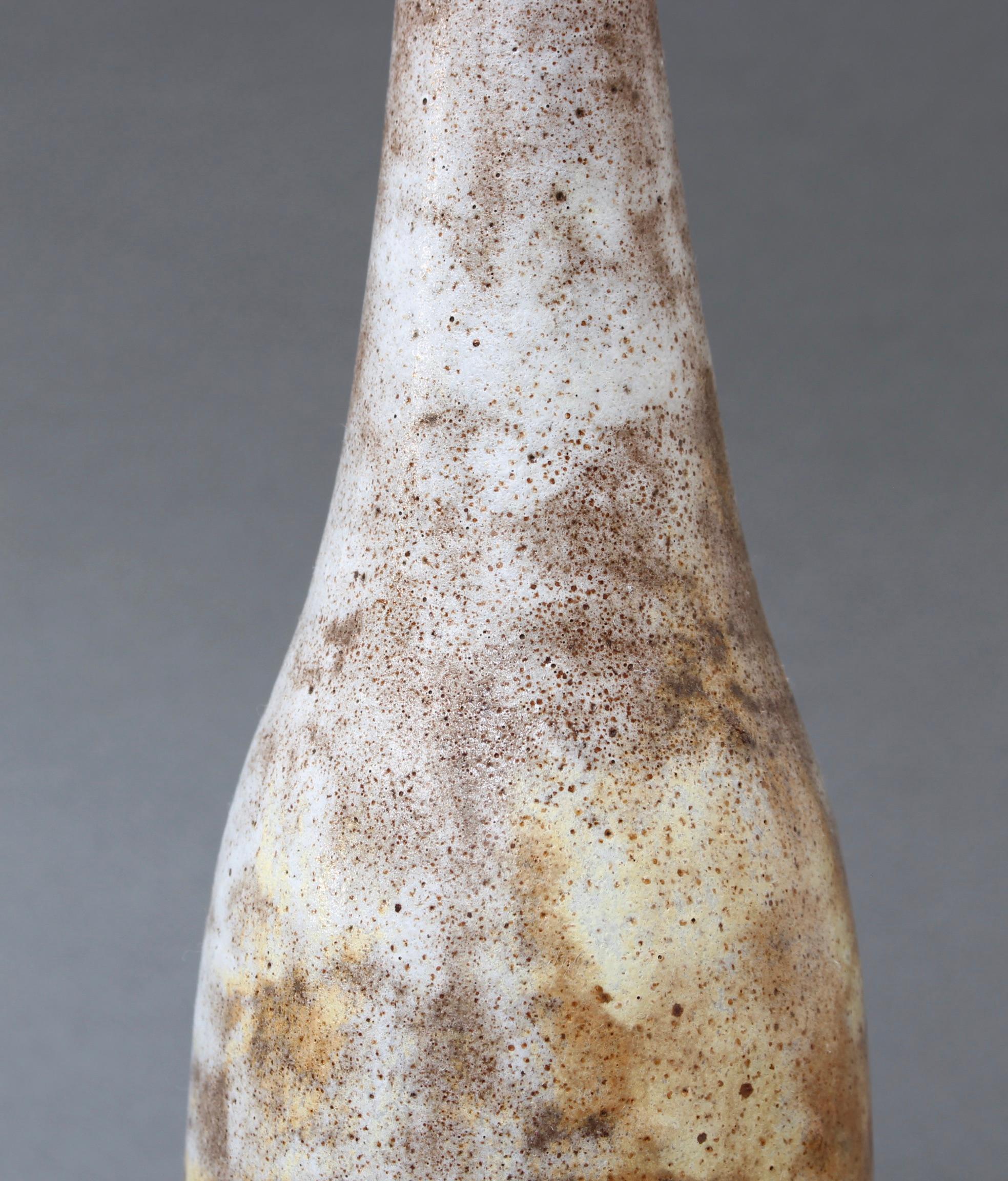 Mid-Century French Ceramic Bottle / Vase by Alexandre Kostanda, circa 1960s For Sale 4