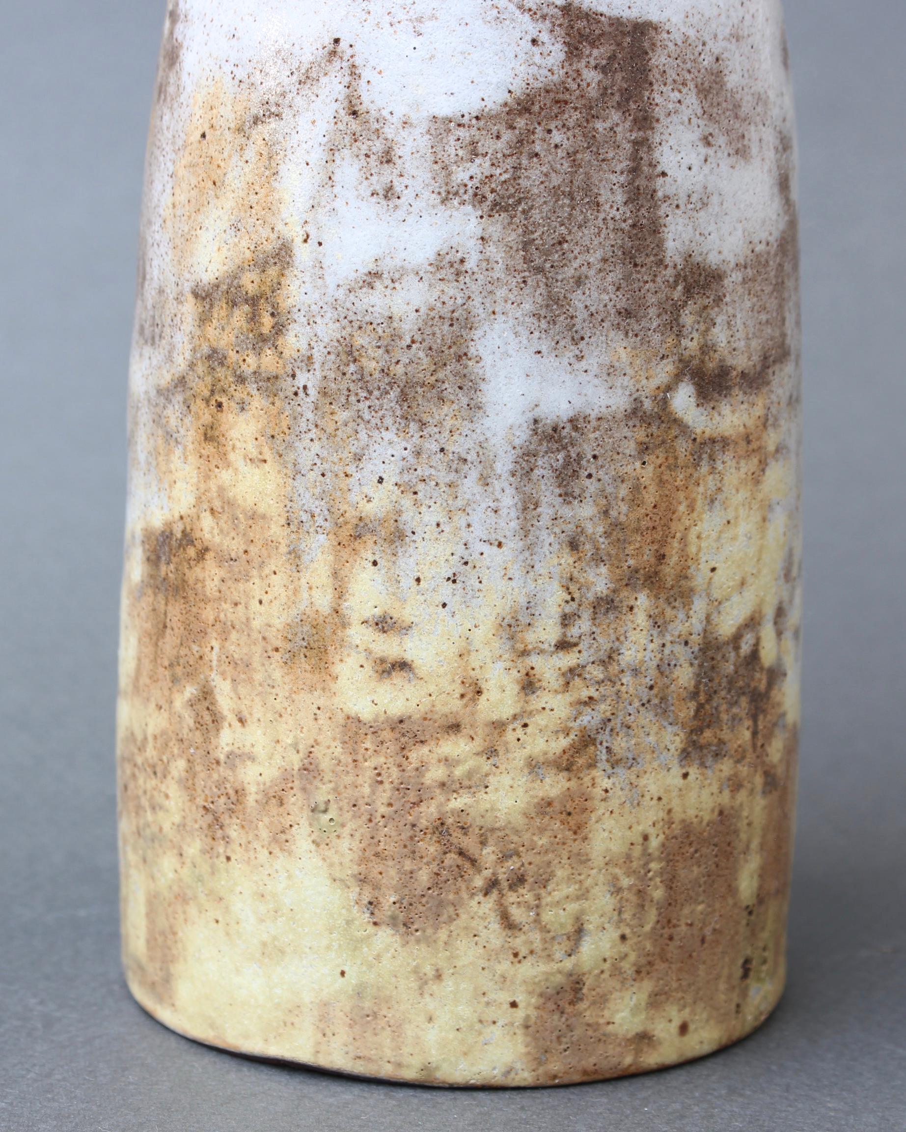 Mid-Century French Ceramic Bottle / Vase by Alexandre Kostanda, circa 1960s For Sale 1