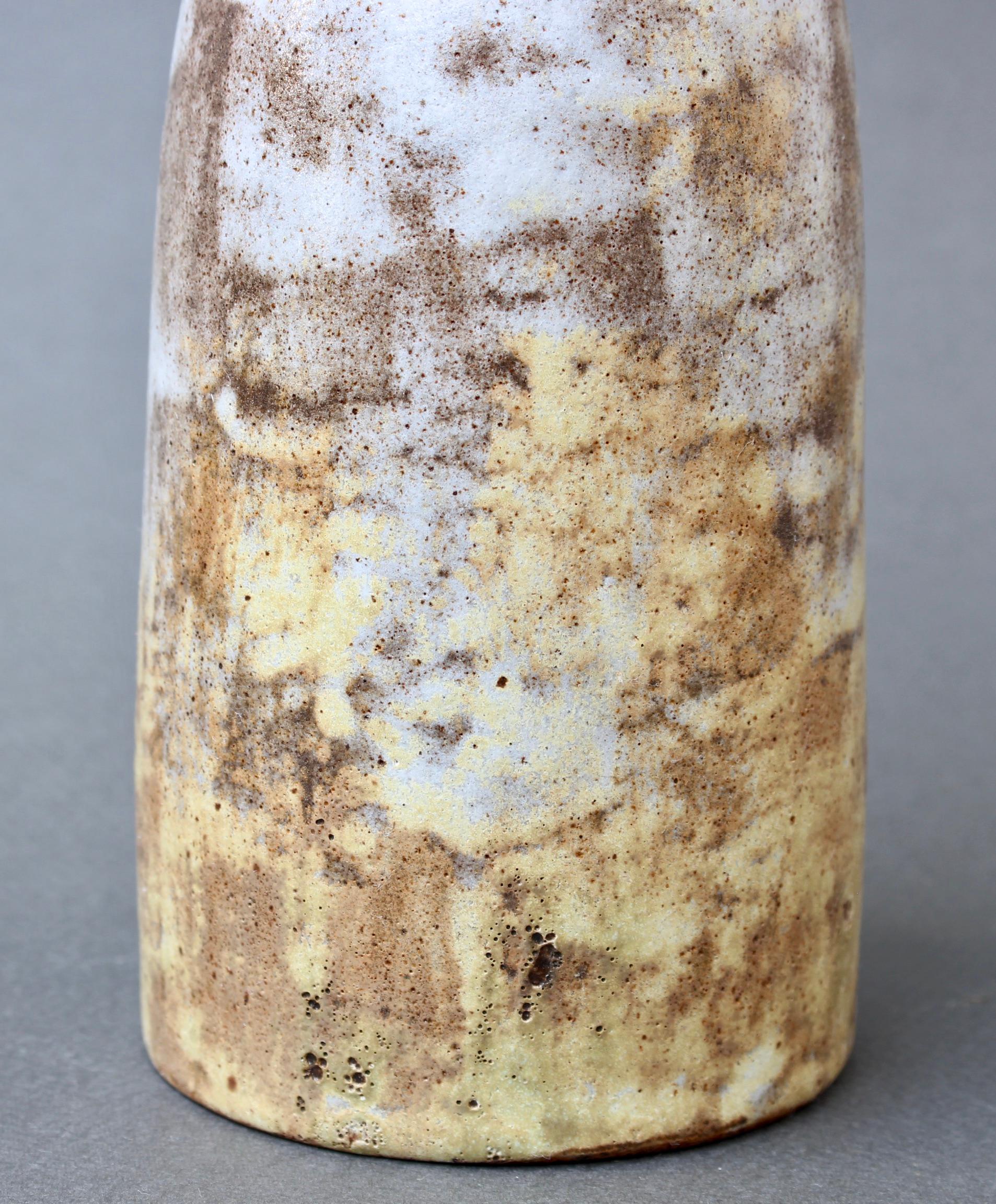 Mid-Century French Ceramic Bottle / Vase by Alexandre Kostanda, circa 1960s For Sale 2