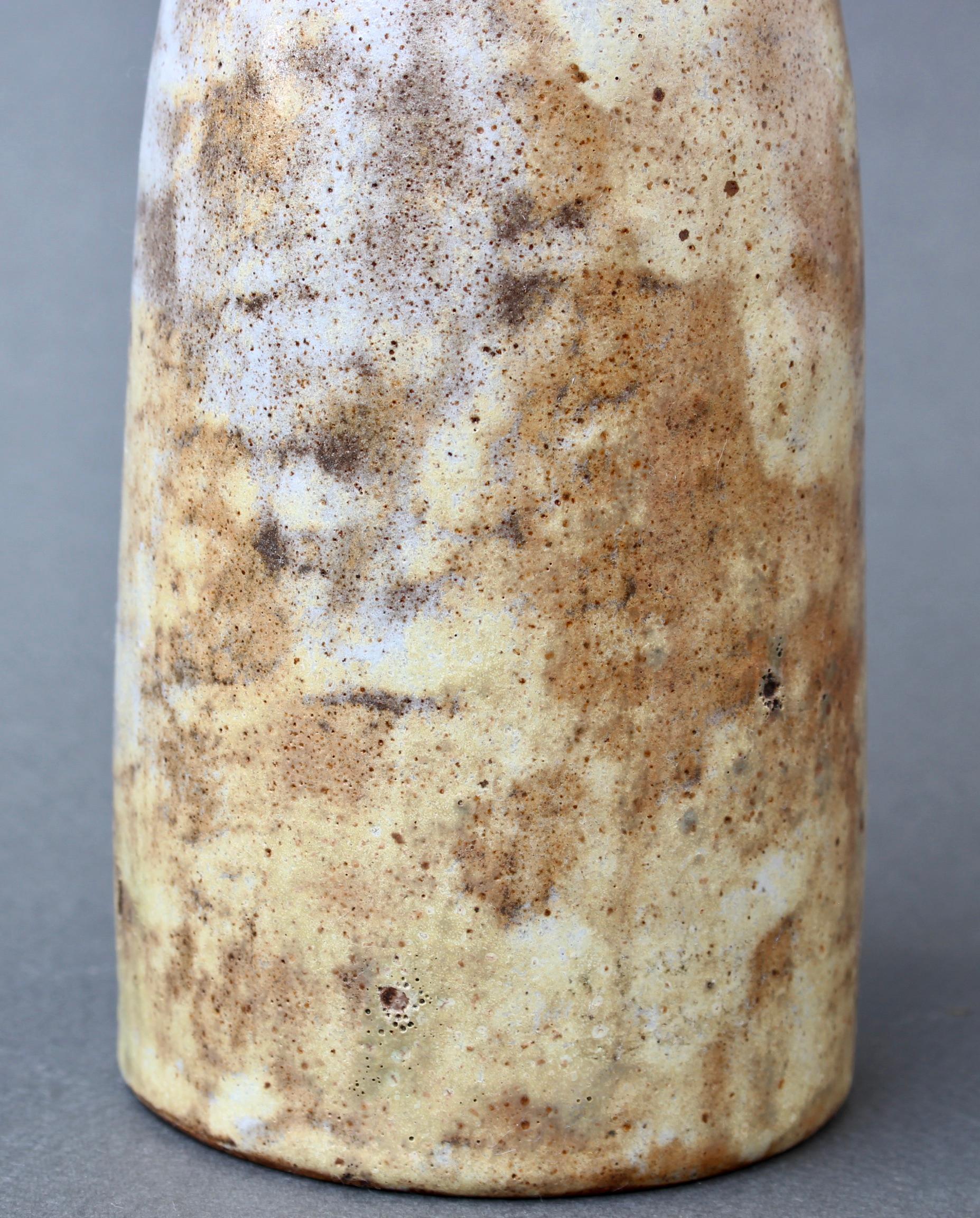 Mid-Century French Ceramic Bottle / Vase by Alexandre Kostanda, circa 1960s For Sale 3