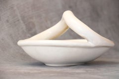 Cuenco de cerámica francesa de mediados de siglo de Marcel Guillot, años 60, Época Capron Innocenti