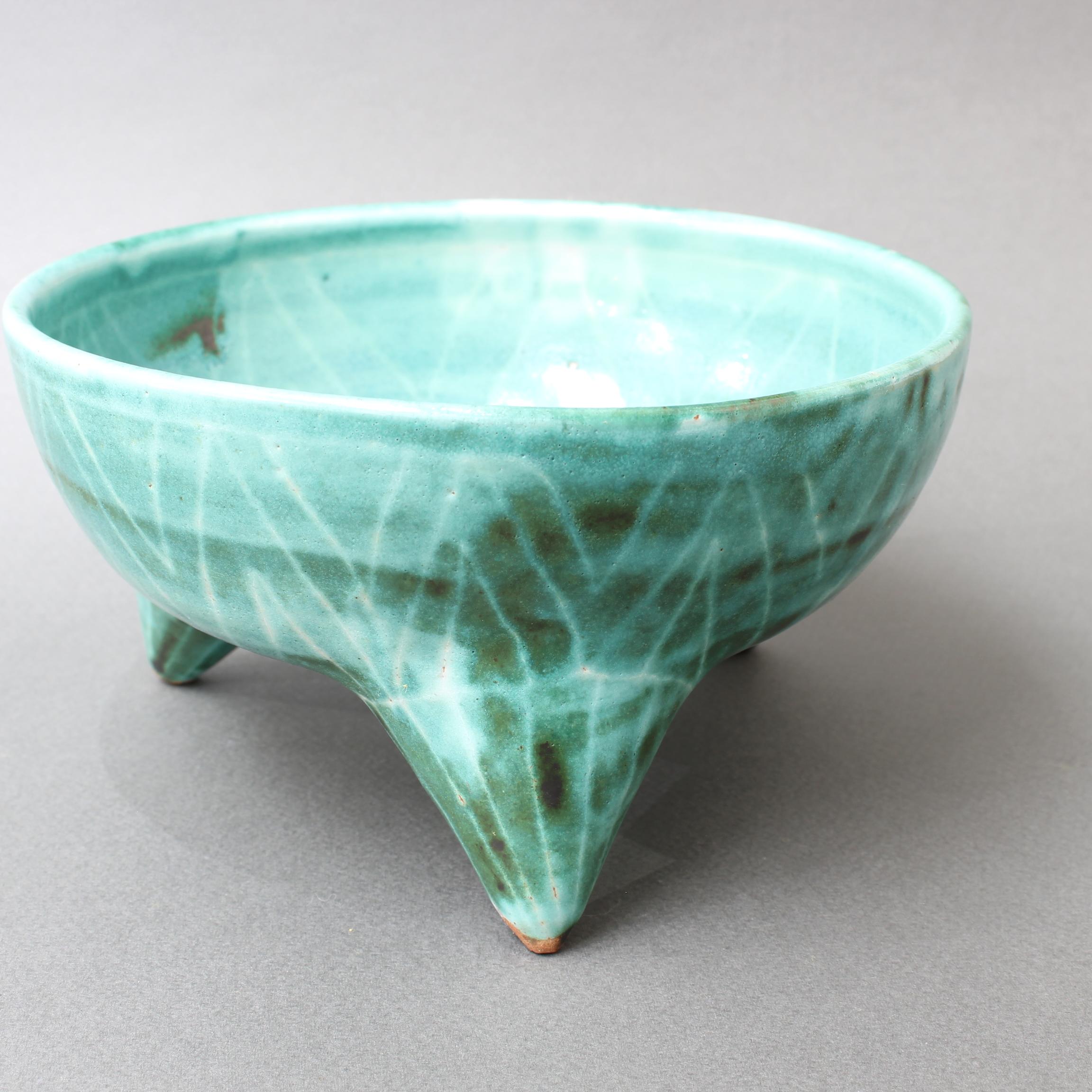 Midcentury French Ceramic Bowl by Robert Picault, circa 1950s 5