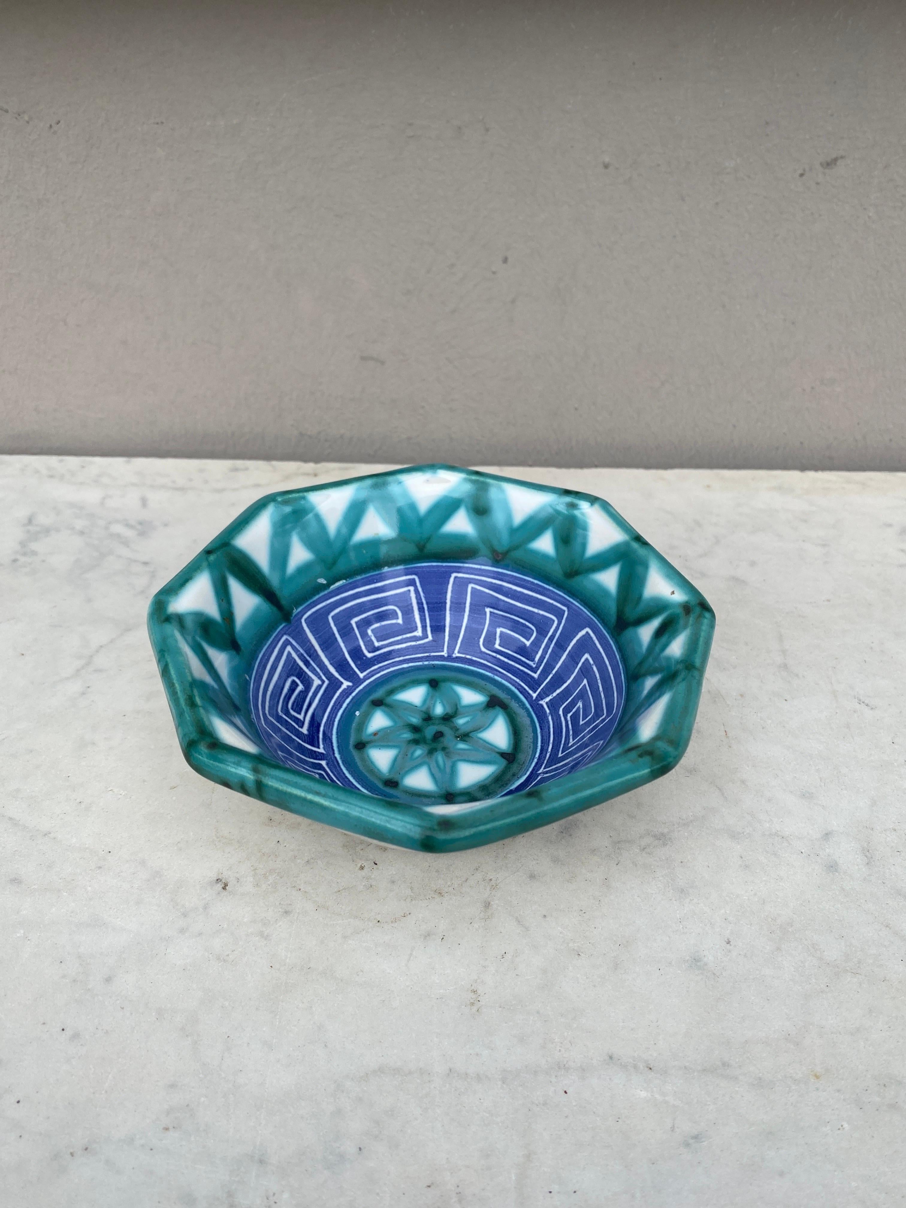 Mid-Century Modern Mid-Century French Ceramic Bowl Robert Picault Vallauris  For Sale