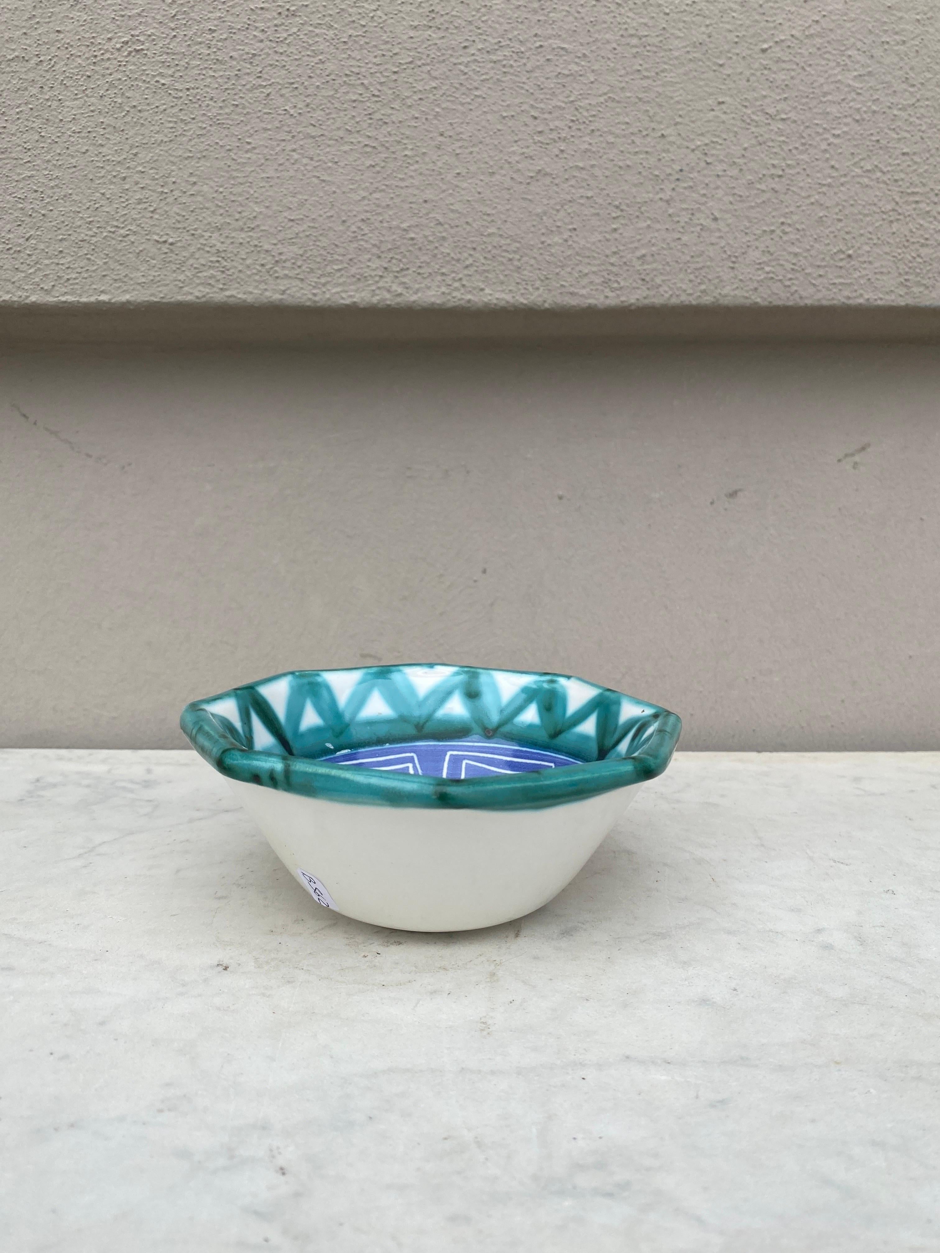 Mid-Century French Ceramic Bowl Robert Picault Vallauris  In Good Condition For Sale In Austin, TX