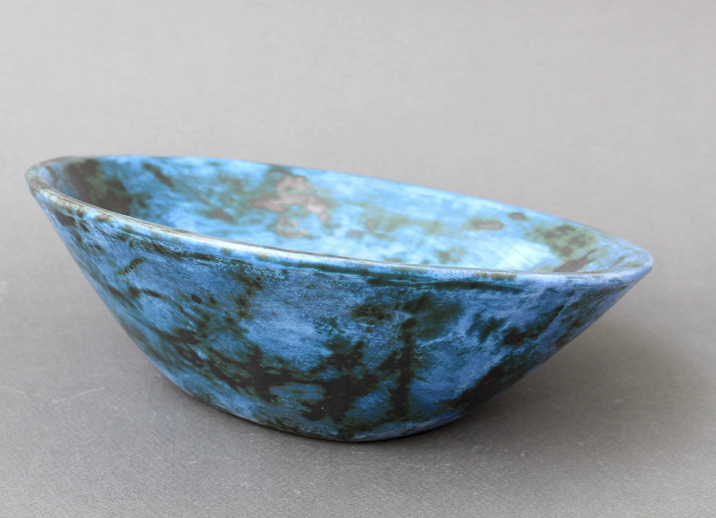 Mid-Century French Ceramic Decorative Bowl by Jacques Blin (circa 1950s) For Sale 7