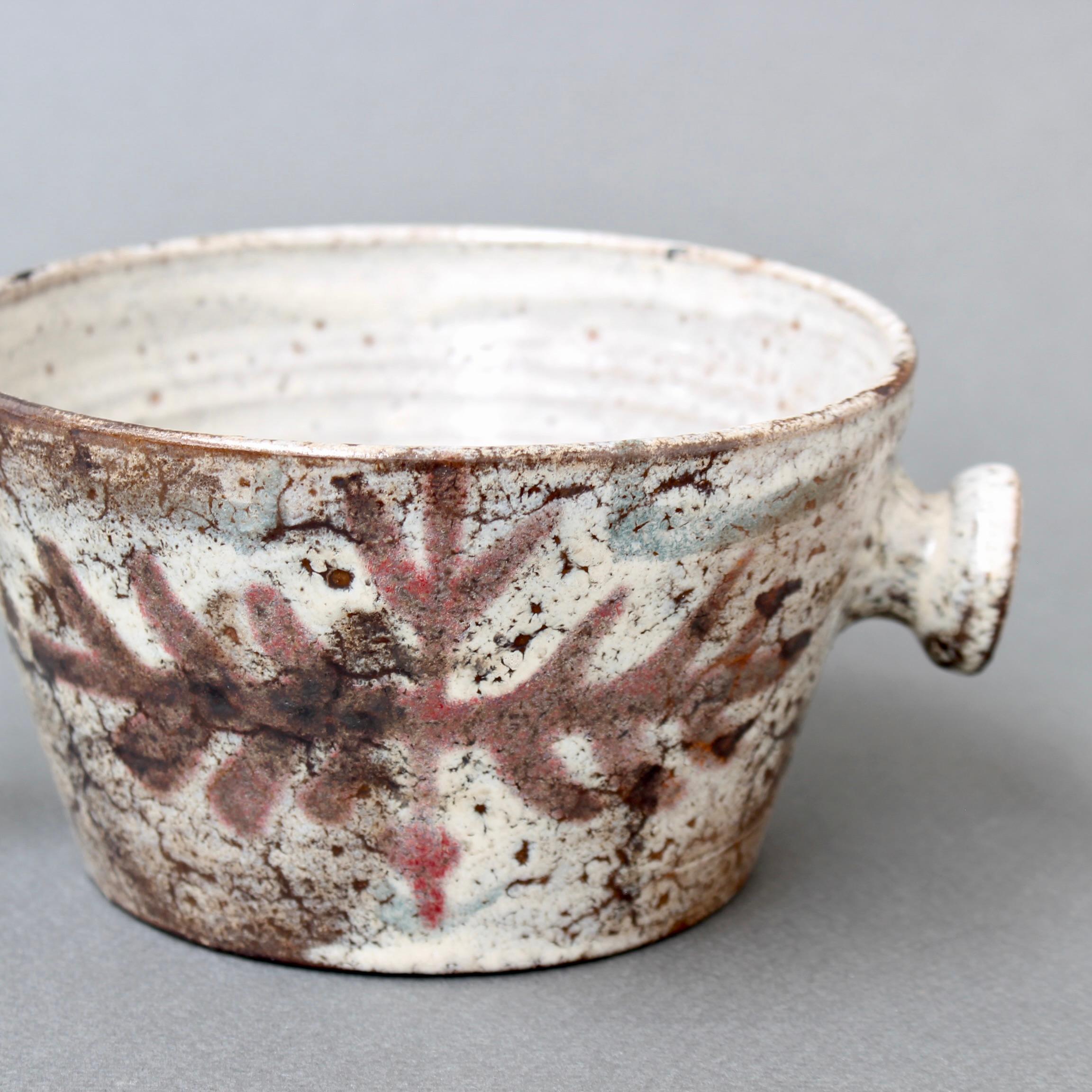 Mid-Century French Ceramic Decorative Crockery Pot by Gustave Reynaud, Le Mûrier 4