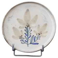 Vintage Mid-Century French Ceramic Decorative Plate by Le Mûrier (circa 1960s)