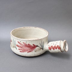 Midcentury French Ceramic Decorative Pot by Gustave Reynaud for Le Mûrier