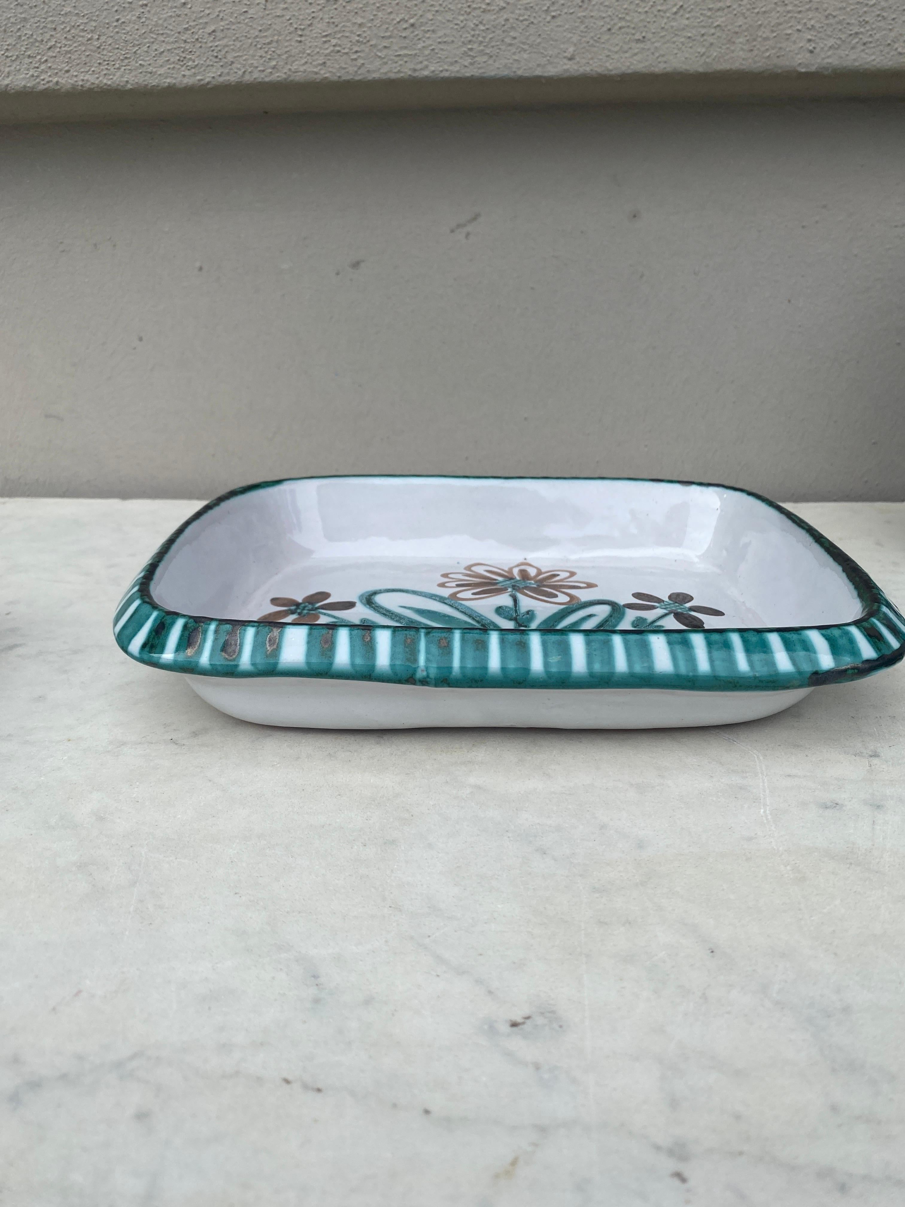 Mid-century French Ceramic Dish Robert Picault Vallauris In Good Condition For Sale In Austin, TX