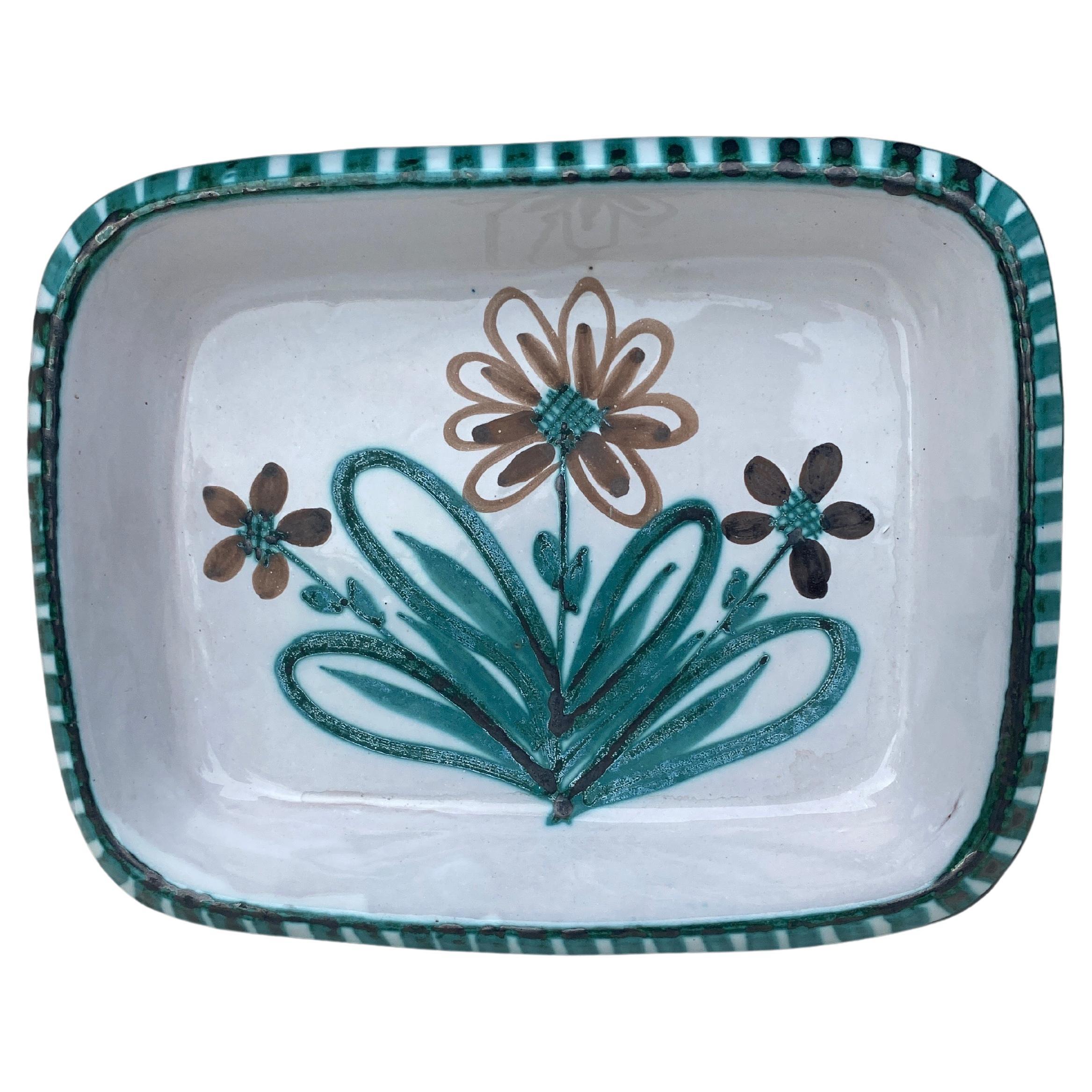 Mid-century French Ceramic Dish Robert Picault Vallauris