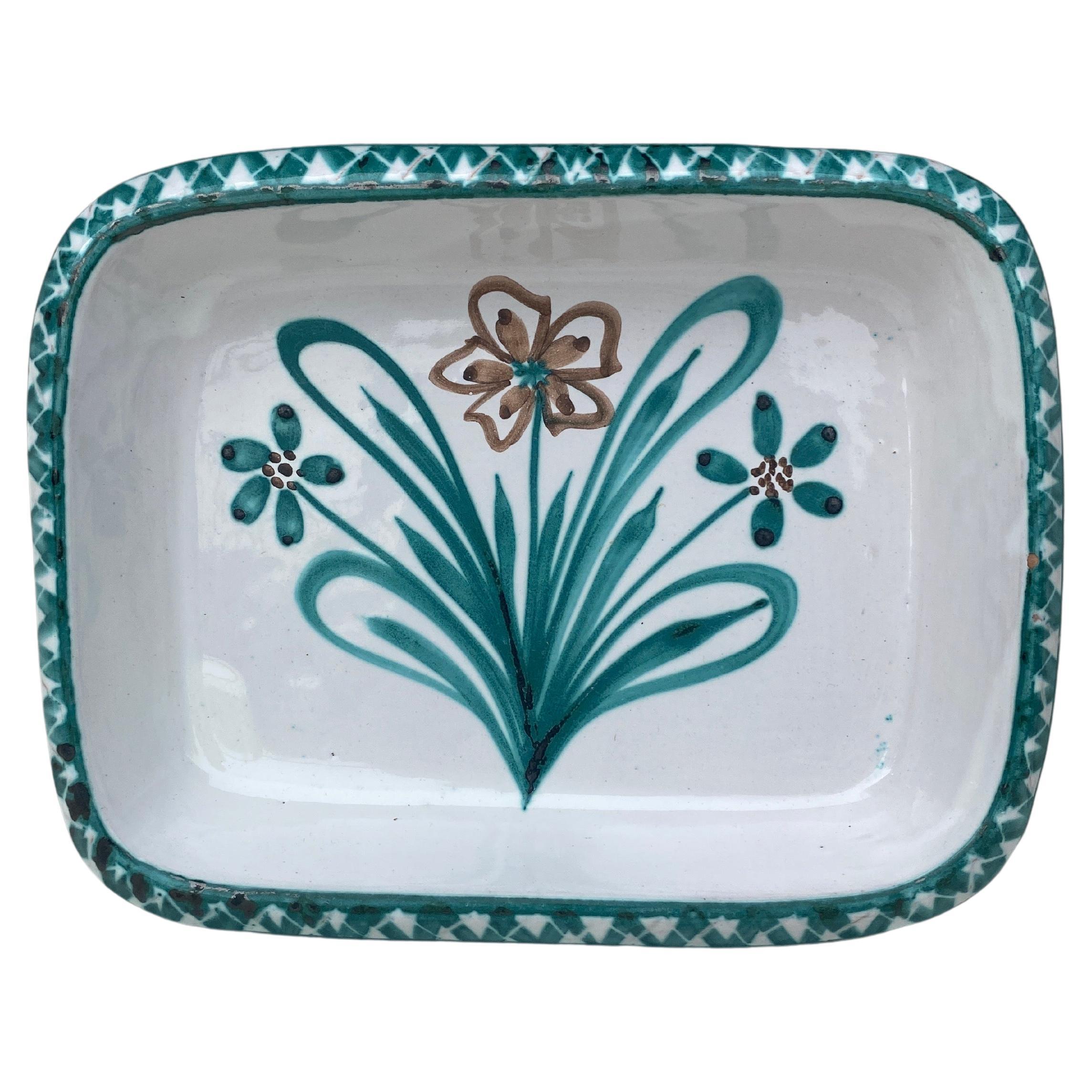 Mid-Century French Ceramic Dish Robert Picault Vallauris For Sale