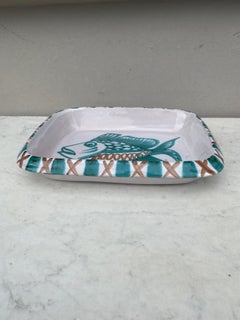 Mid-Century French Ceramic Fish Dish Robert Picault Vallauris