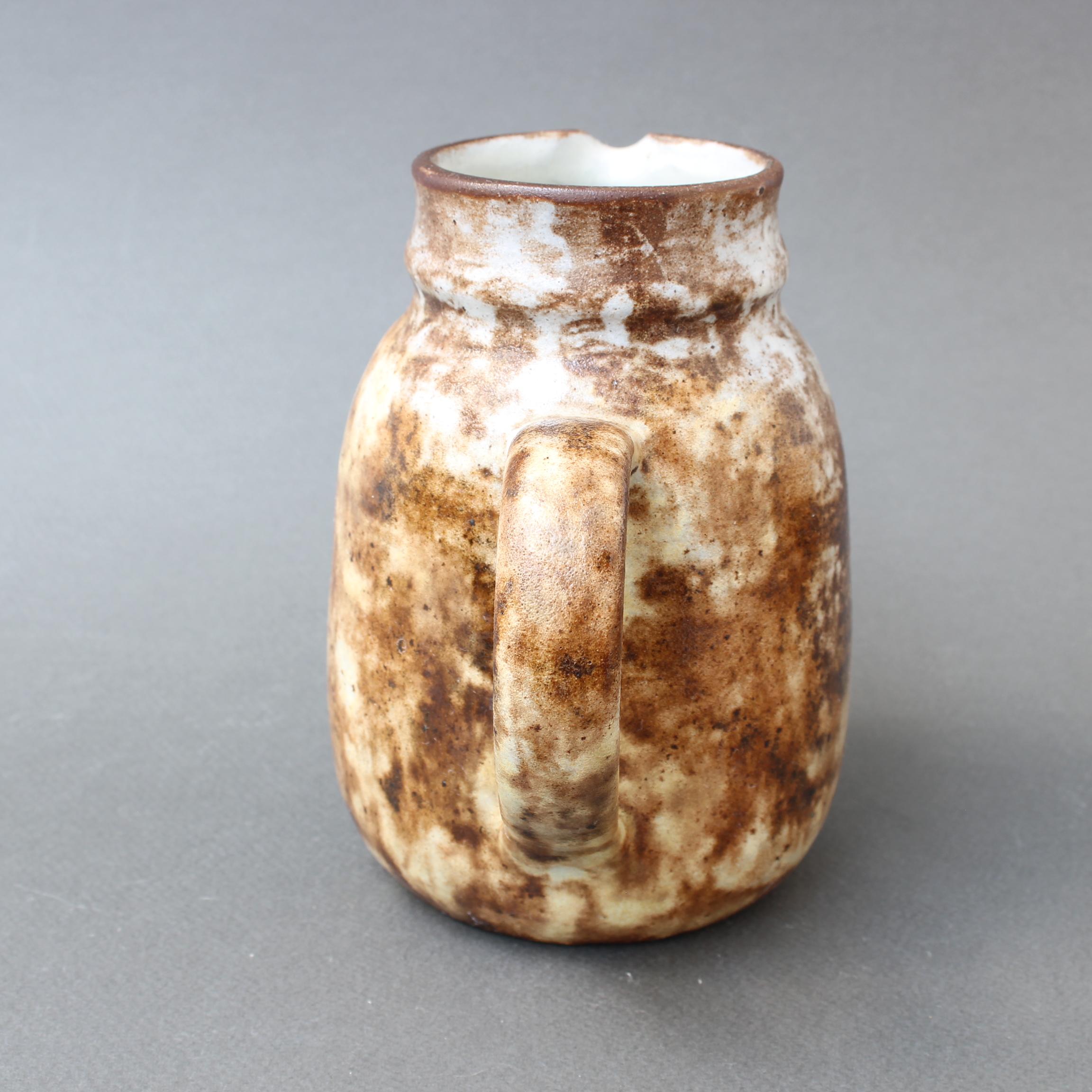 Midcentury French Ceramic Jug / Vase by Alexandre Kostanda, circa 1960s In Fair Condition In London, GB