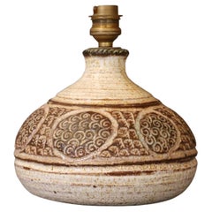 Französische Keramiklampe aus der Mitte des Jahrhunderts von Marcel Giraud, Vallauris, 1960er Jahre