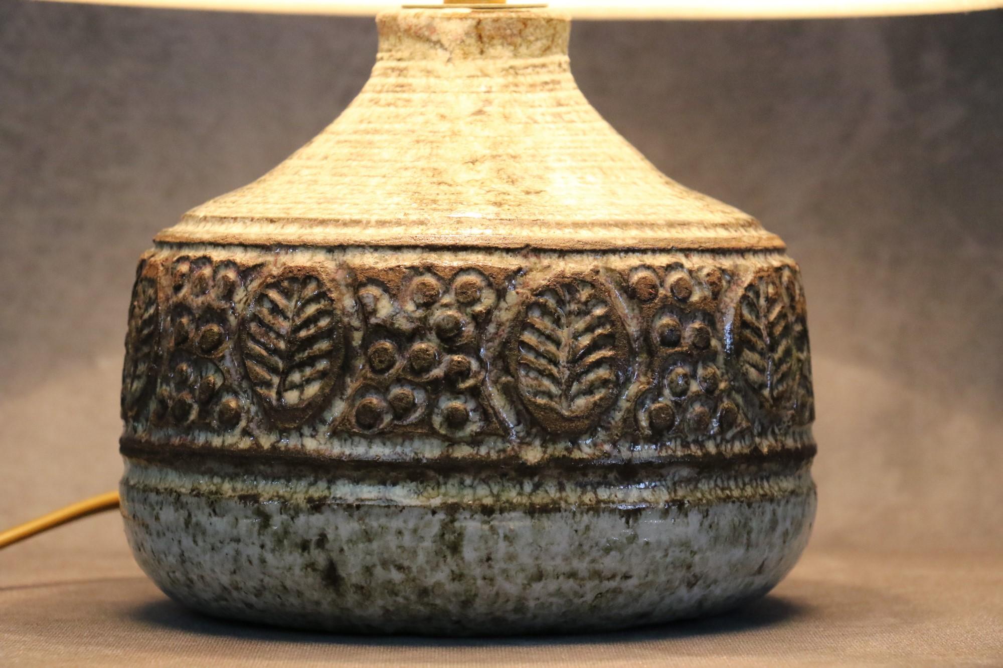 Mid-Century French Ceramic Lamp by Marcel Giraud, Vallauris, 1960s Pottery 3