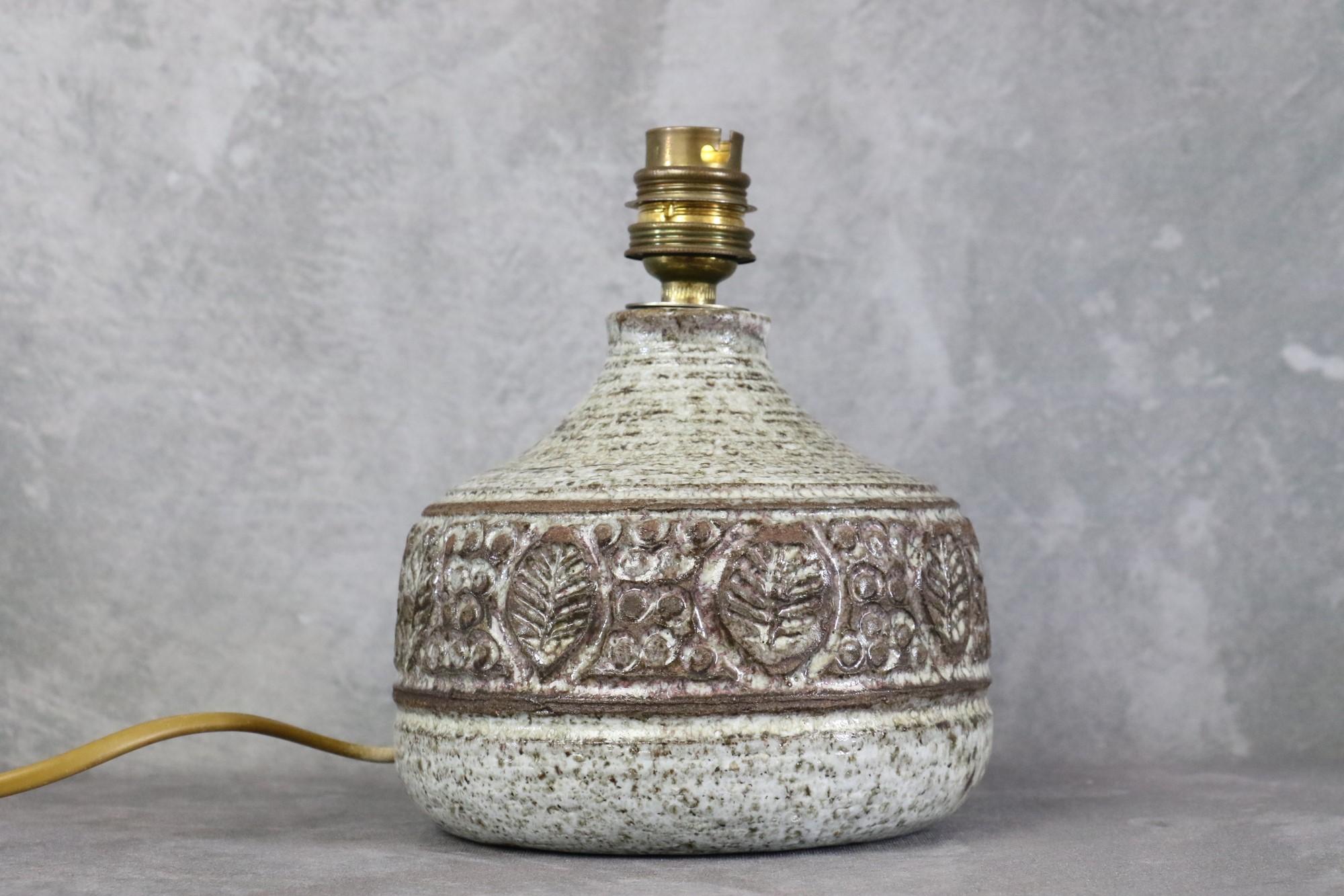 Mid-Century French Ceramic Lamp by Marcel Giraud, Vallauris, 1960s Pottery 5