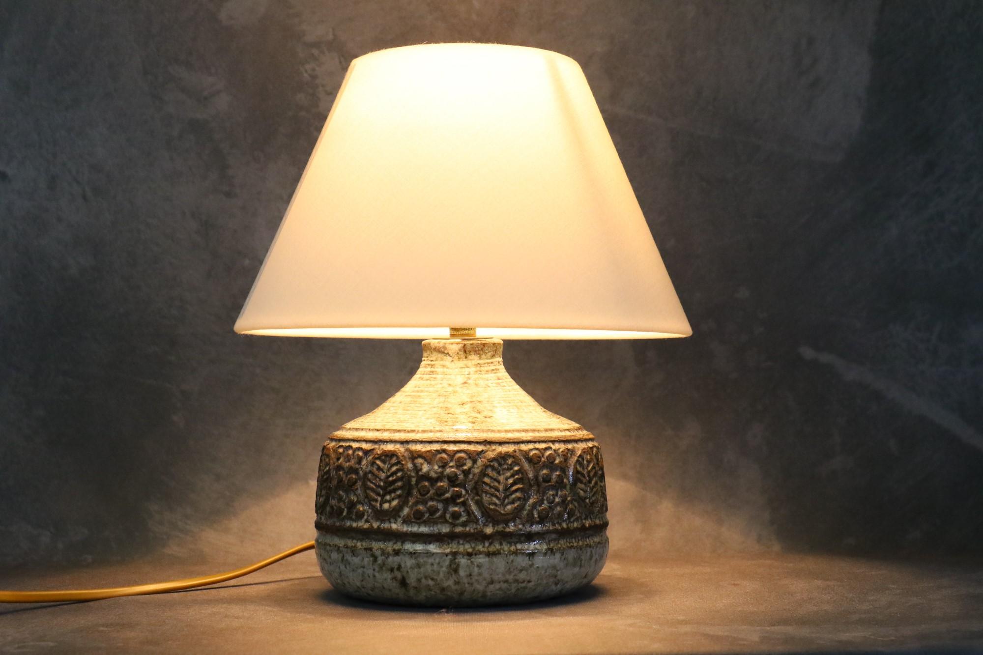 Mid-Century French Ceramic Lamp by Marcel Giraud, Vallauris, 1960s Pottery 2
