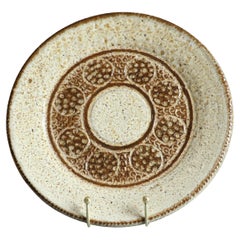 Mid-century French Ceramic Large plate by Marcel Giraud - Vallauris - 1960s