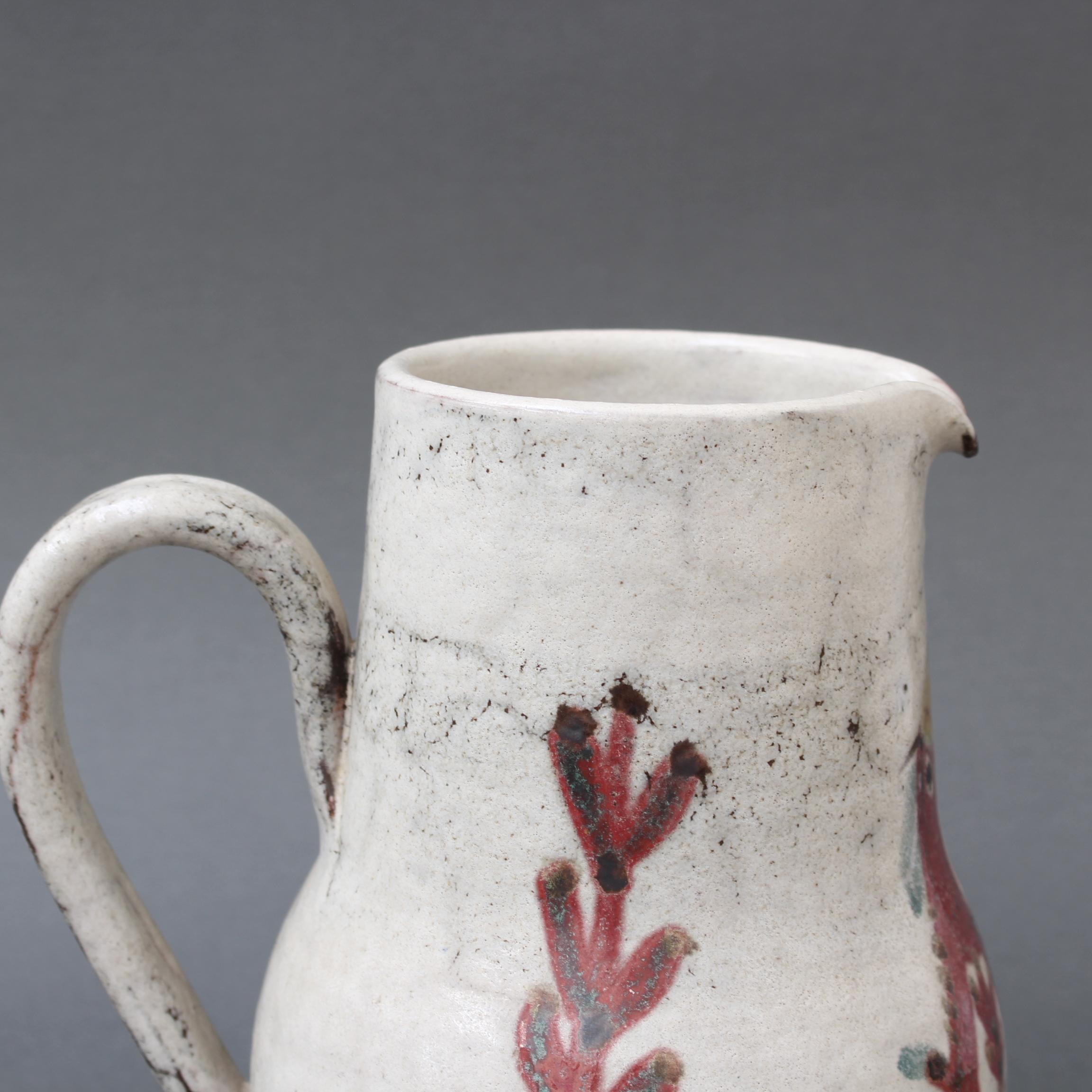Midcentury French Ceramic Lidded Pitcher by Le Mûrier, 'circa 1960s' For Sale 10