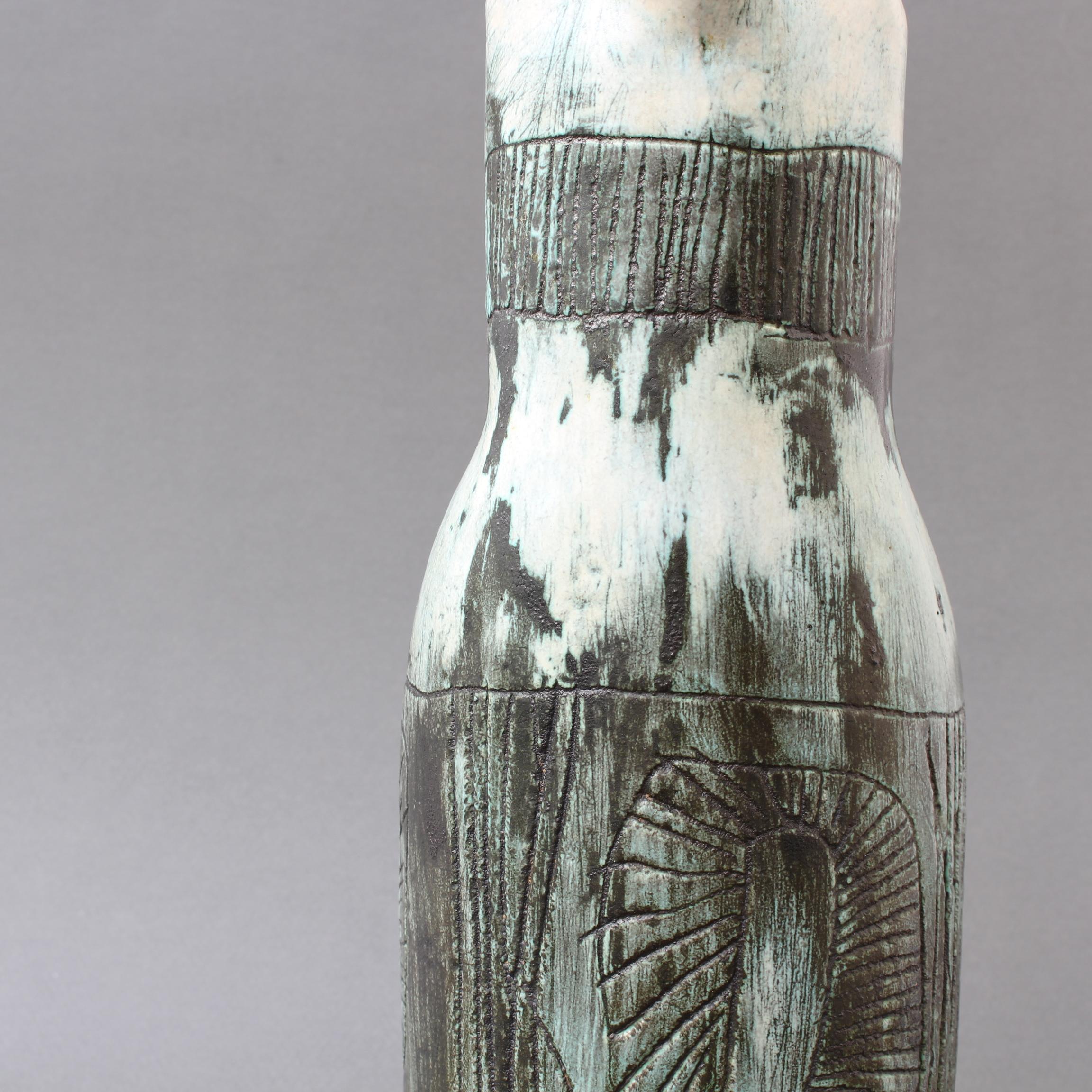 Französischer Keramikkrug / Vase aus der Mitte des Jahrhunderts von Jacques Blin und Jean Rustin im Angebot 8