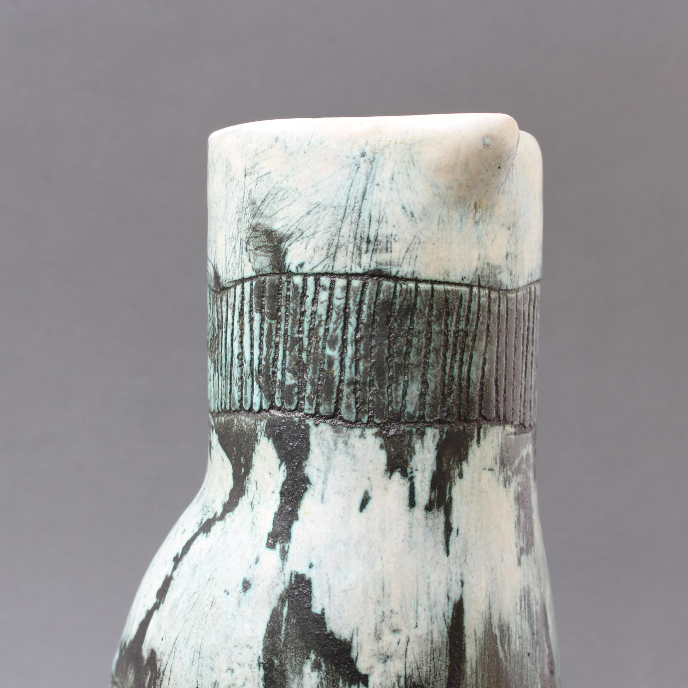 Pichet / Vase en céramique française du milieu du siècle dernier par Jacques Blin et Jean Rustin en vente 8