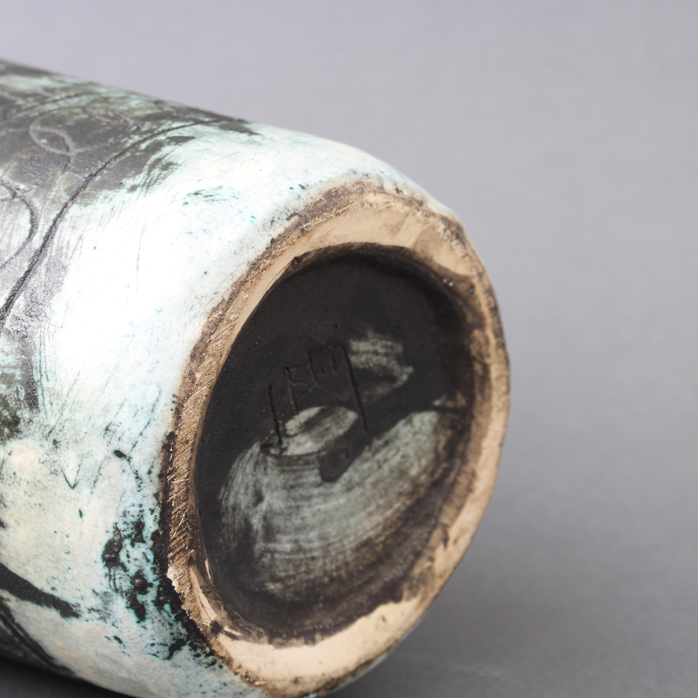 Französischer Keramikkrug / Vase aus der Mitte des Jahrhunderts von Jacques Blin und Jean Rustin im Angebot 12