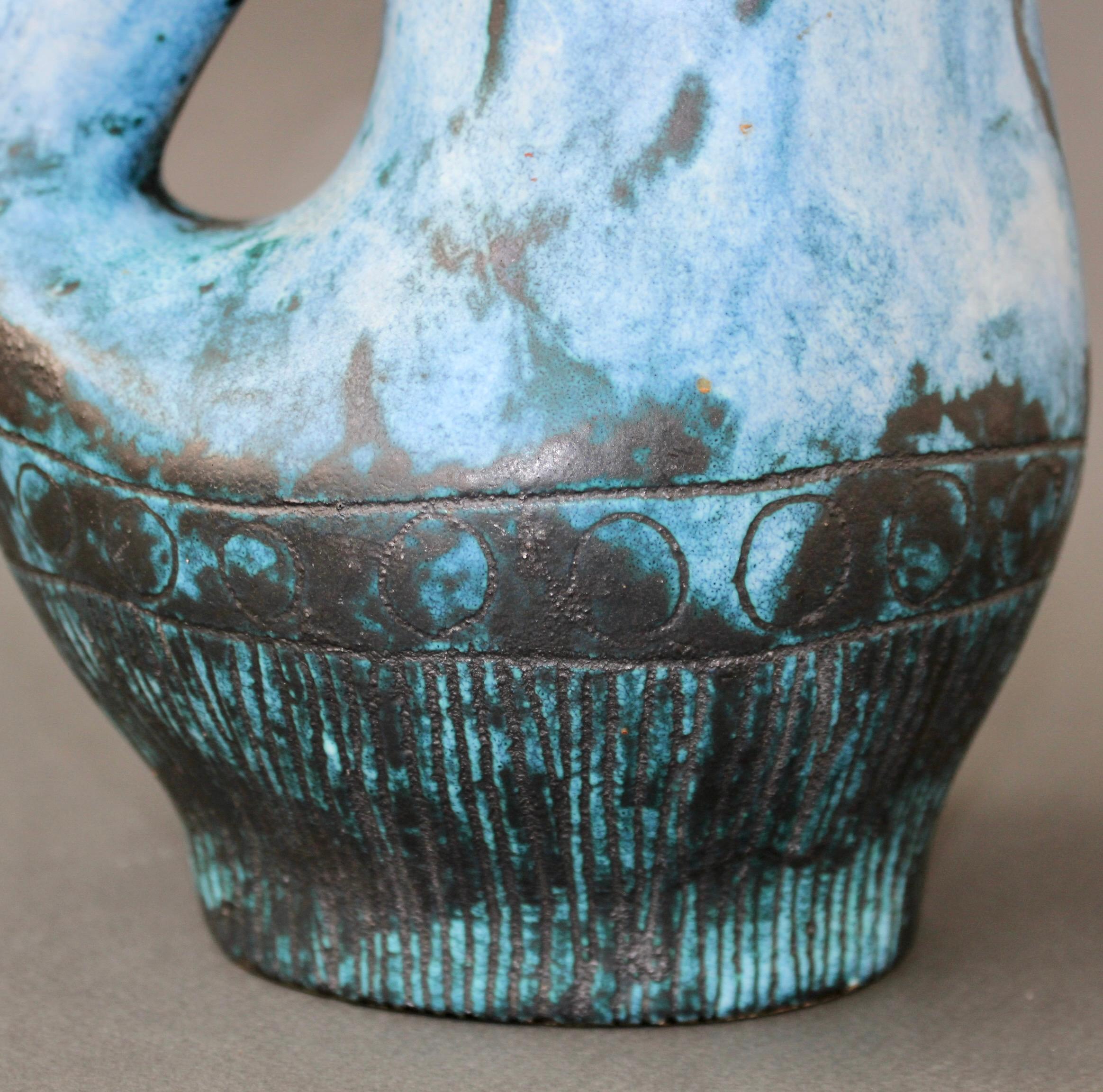 Mid-Century French Ceramic Pitcher / Vase by Jacques Blin 'circa 1950s' 5